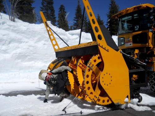 Watch out for snow plows!