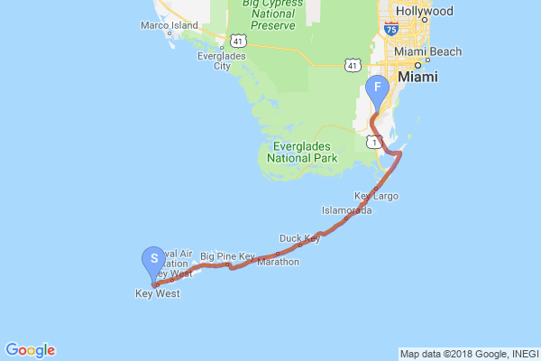 Florida Keys Trail Map