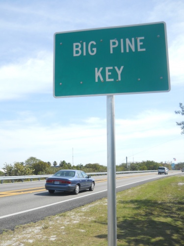 Entering Big Pine Key