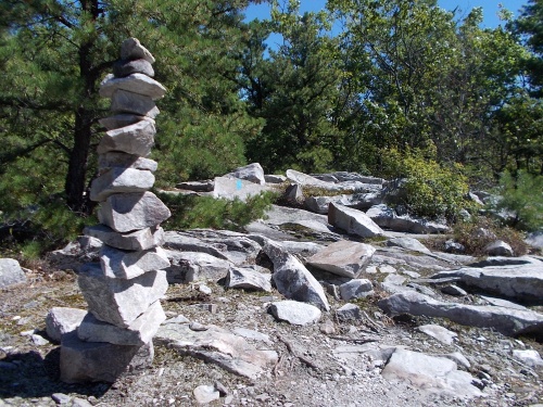 Cairn on the trail!