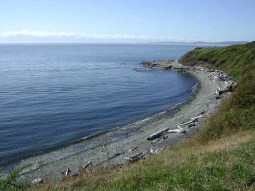 View of a beach on West Coast Trail