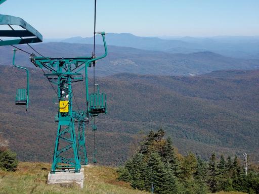 Mad River Glen Ski Area's single chairlift