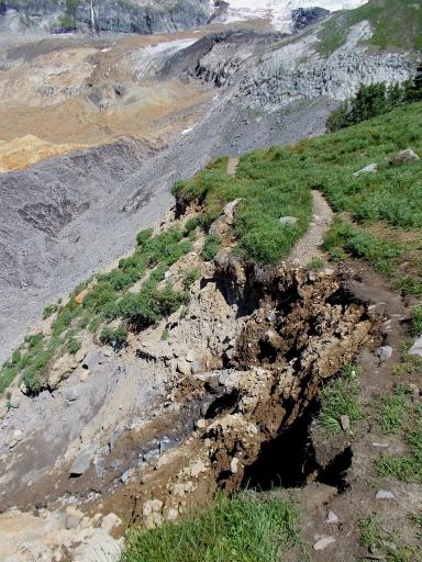 Trail washout!