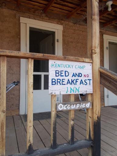 Bed and NO breakfast!