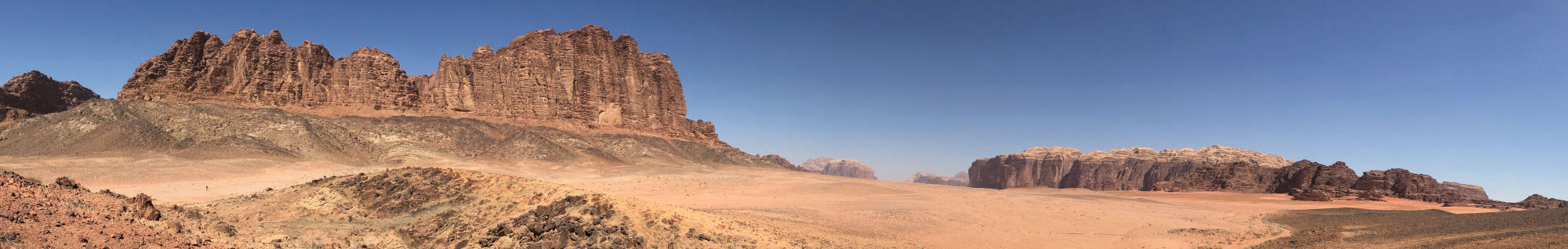 Panoramic view of Jerash