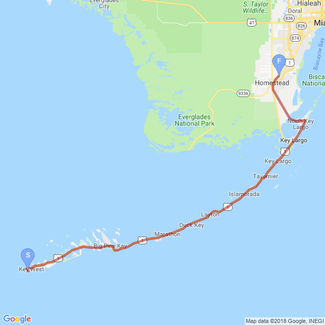 Kokomo Florida Keys Map