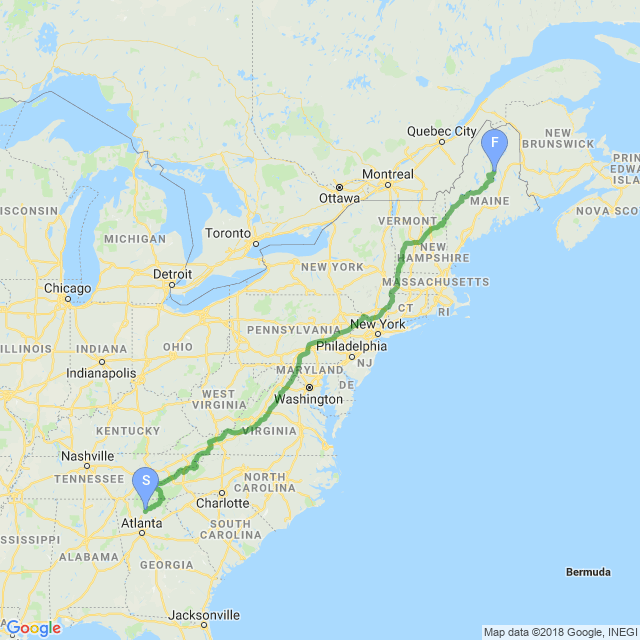 Appalachian Trail Map