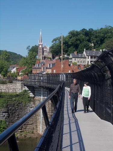 Looking back to Harpers Ferry