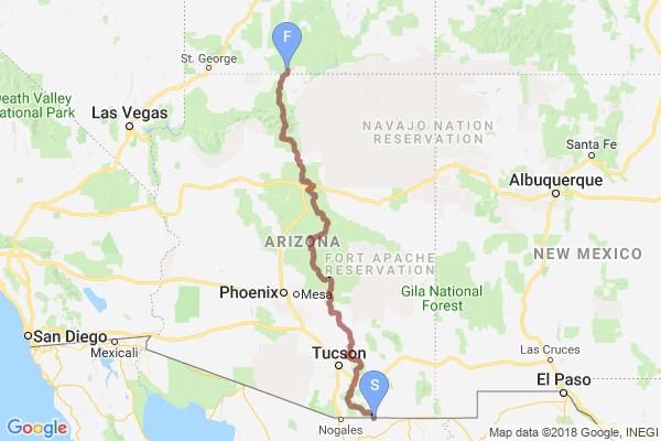 Arizona Trail Map