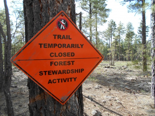 Trail closure!