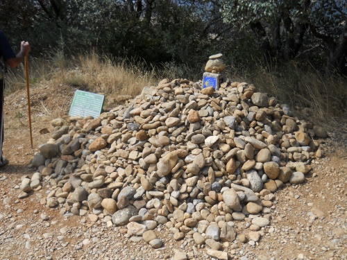 Waymarker in a Cairn