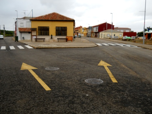 Two yellow arrows