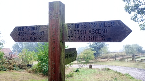 Unusual trail signage!