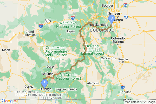 Colorado Trail Map