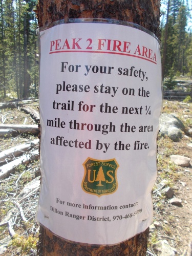 Peak 2 Fire Area!