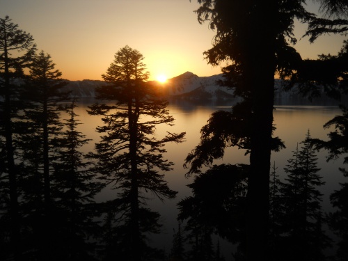 Sunset from Phantom Ship Overlook