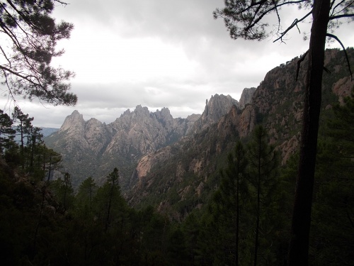 View from Bocca di u Sordu