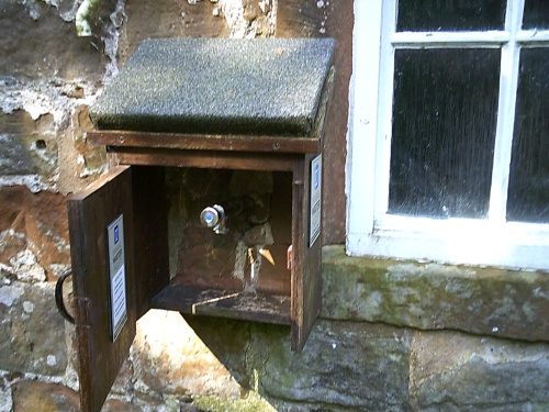 Water tap at the church