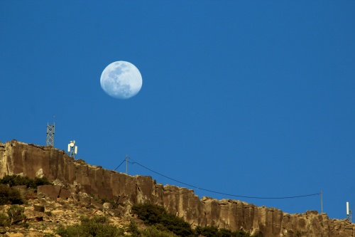 Moonrise over Dana