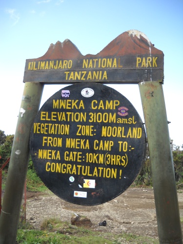 Mweka Camp Waypoint
