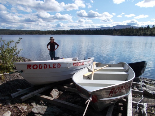 Rowboats on Lake Tjårvekallegiehtje