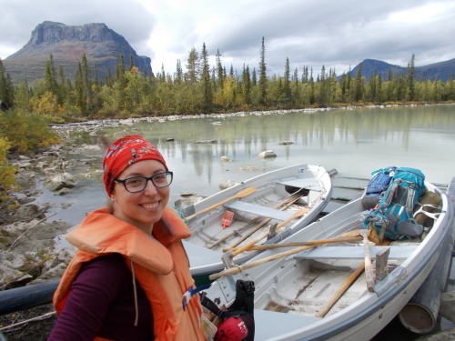 Karolina with the rowboats