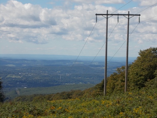 Power lines on Maple Hill