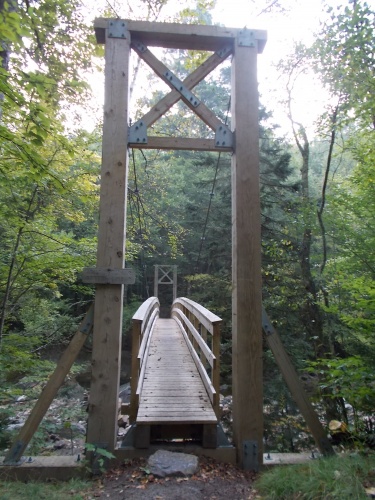 Big Branch suspension bridge