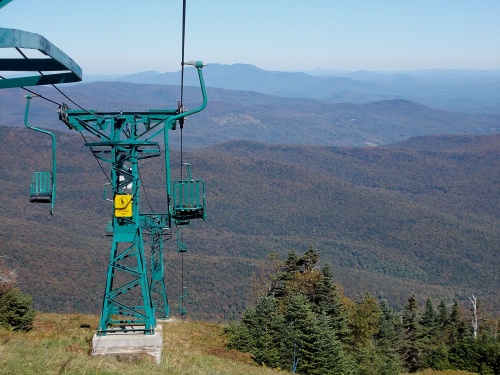 Mad River Glen Ski Area's single chairlift