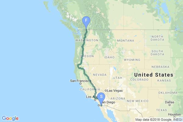 Pacific Crest Trail Map