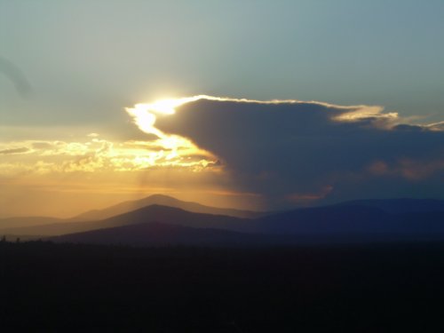 Sunset from Hat Creek Rim