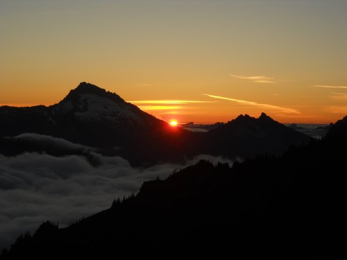 Sunset at Red Pass