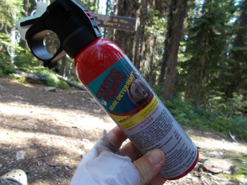 Bear spray