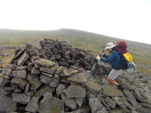 Wind bread on Little Dun Fell
