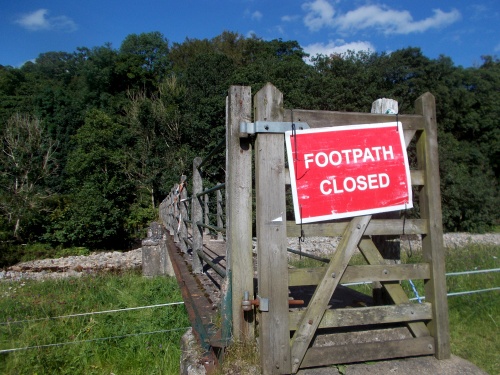 Footpath Closed