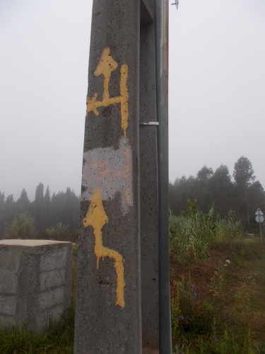 Strange waymarker....