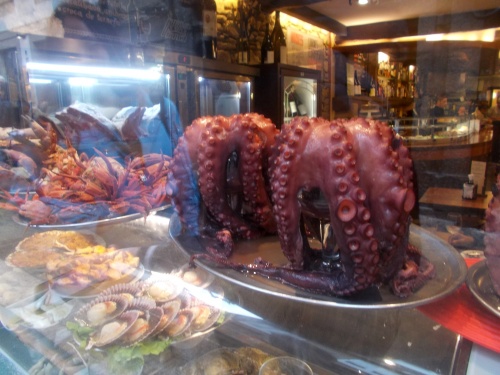 Galicia specialty: octopus!