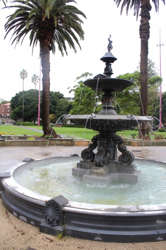 Fountain in Redfern Park