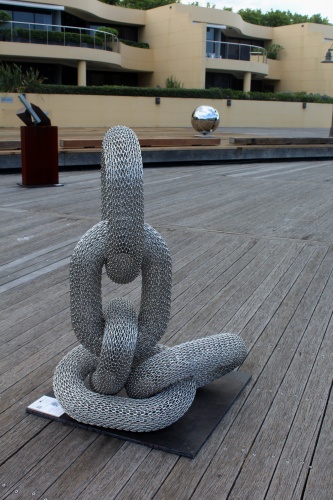 Five Links Sculpture