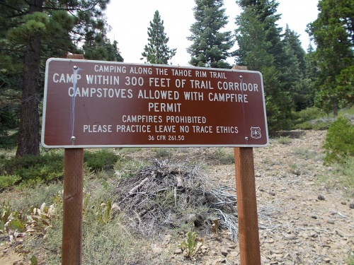 Camping rules
