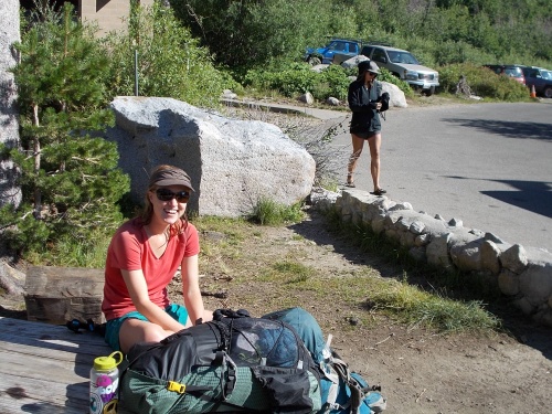 Thru-hikers in their natural habitat