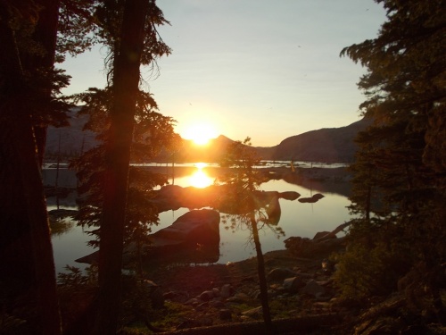 Sunset on Aloha Lake