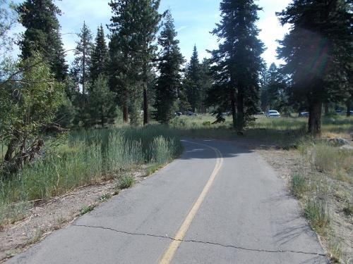 Bike path into Tahoe City