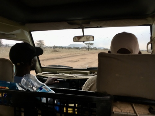 Driving to camp