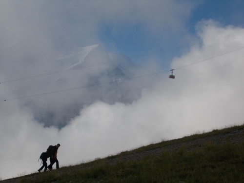 Hiking in the clouds