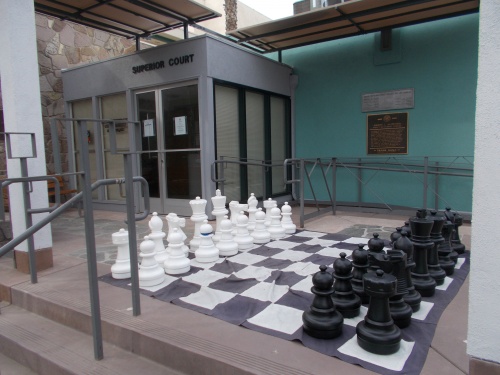 Giant chess set