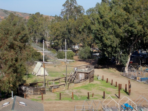 Shipwreck in the scout camp!