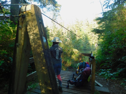 Cable car over Klanawa River