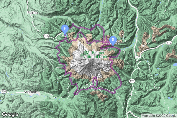 Wonderland Trail Map